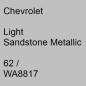 Preview: Chevrolet, Light Sandstone Metallic, 62 / WA8817.